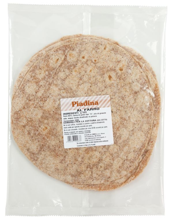 Spelled flour Piadina gr.520