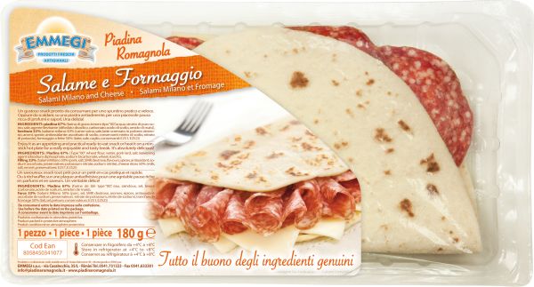 Piadina farcita Salame / Formaggio gr.180