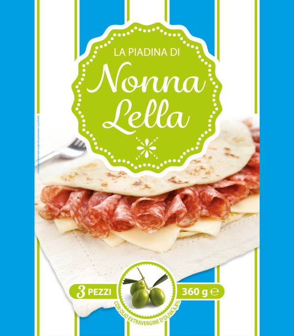 Piadina Nonna Lella Olio e.v.o. 3pz gr.360