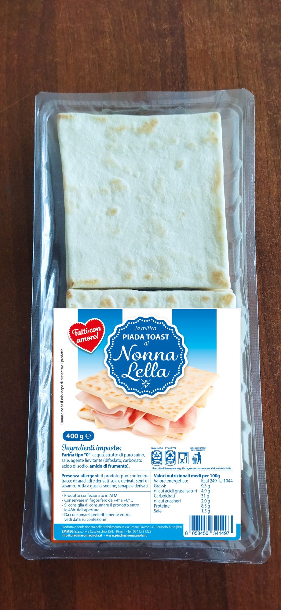 Piadina TOAST gr.400